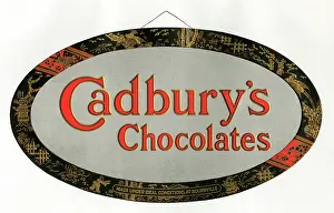 Embossed: An advertisement for Cadbury's Chocolate