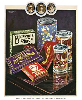 Advertisement for Cadburys chocolate with royal theme