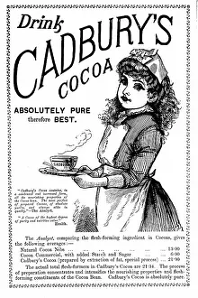 Cadburys: An advertisement for Cadbury's cocoa
