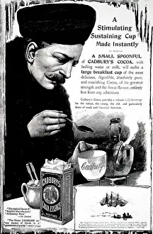Cadburys: An advertisement for Cadbury's cocoa