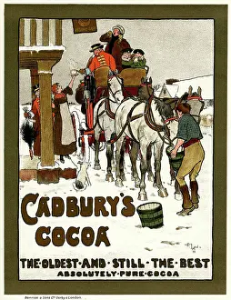 Stagecoach: Advert for Cadbury's Cocoa drink 1900