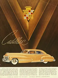 Caddy: Advertisement for Cadillac motor car