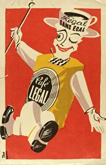 Sans: Advertisement for Cafe Legal