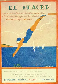 Soaps: Advertisement for Calber cosmetic products