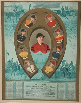 Archer: Advertising calendar for a saddler, harness and collar maker