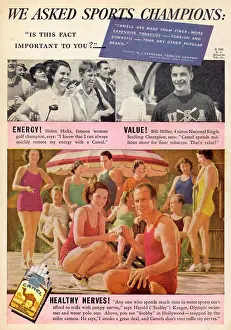 Cigs: ADVERT/CAMEL CIGS 1935