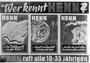 Henn: Advertising campaign for miners 1947