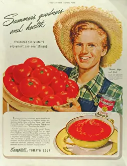 Tomatoes: Advertisement for Campbell's Tomato Soup