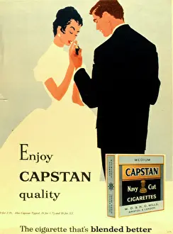 Capstan: Advertisement for Capstan cigarettes