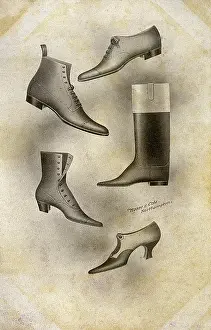 Advertorial card for an English Boot and Shoe maker