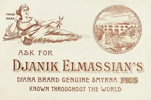 Smyrne: Advertising card for Izmir (Smyrna) Figs