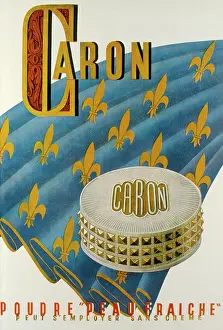 Fleur: Advertisement for Caron face powder