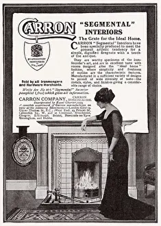 Item: Advert for Carron Company - Segmental interiors 1913