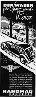 Hanomag: advertising, cars, Hanomag, Hanover, advert