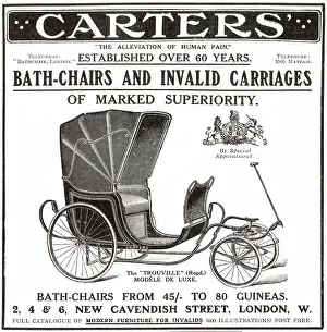 Carters: Advert for Carters invald carriage 1912