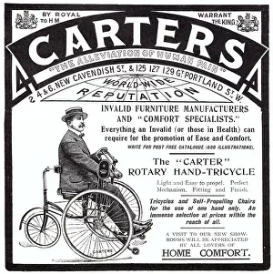 Carters: Advert for Carters rotary hand-tricycle 1908