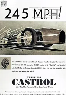 Boasting: Advertisment for Castrol oil