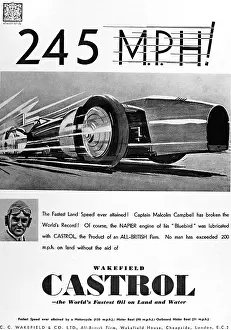 Boasting: Advertisment for Castrol oil