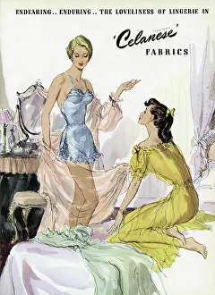 Endearing: Advert for Celanese Fabrics 1951