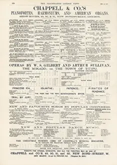 Outfitter: Advertisement for Chappell & Co - Music Shop