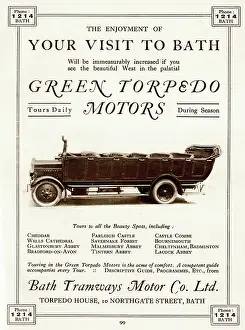 Charabanc: Advert, Charabanc Motor Coach Tours, Bath