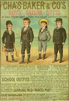 Chas: Advertisement, Chas Baker & Co, Boys Sailor Suits