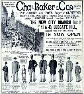 Chas: Advert, Chas Baker & Co Stores Limited, London