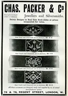 Packer: Advert for Chas. Packer & Co, neck-slides 1912