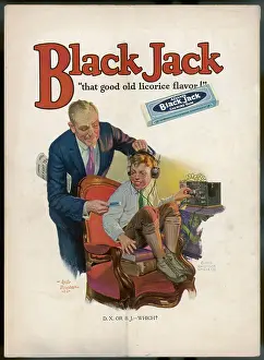 Licorice: ADVERT/CHEWING GUM 1925