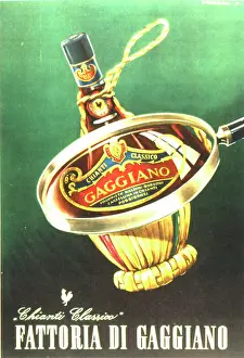 Retrograph: Advertisement for Chianti Classico wine