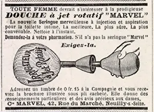 Rotating: Advert for Childbirth Contraception 1902