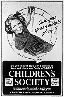 The Childrens Society: Advertisement for the Children's Society