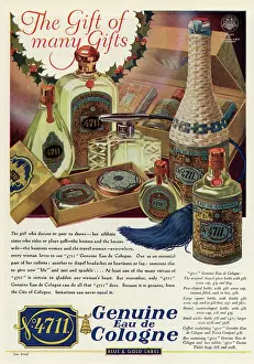 4711: Advert for Christmas gift 4711 Eau de Cologne 1934