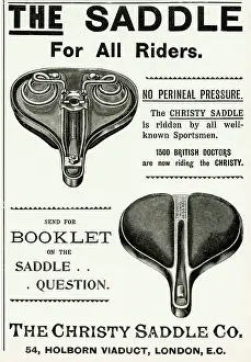 Saddles: Advert for Christy Saddles Co. 1897
