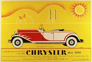 Orlandi: Advertisement for Chrysler Roadster Spider 77