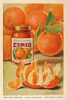 Preserves: Advertisement for Cirio orange marmalade