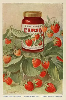 Preserves: Advertisement for Cirio strawberry jam