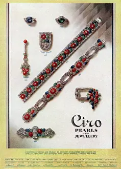 Ciro: Advert for Ciro jewellery 1930