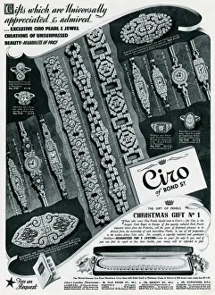 Timekeeper: Advert for Ciro jewellery 1937