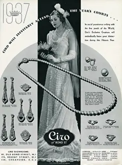 Ciro: Advert for Ciro jewellery 1937