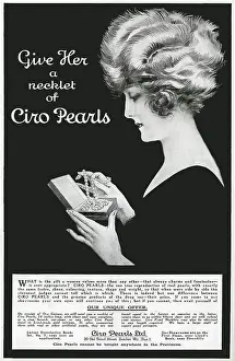 Ciro: Advert for Ciro pearls 1922