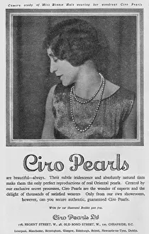 Ciros: Advert for Ciro pearls, 1926