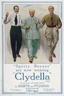 Durable: Advert for Clydella shirts and pyjamas 1918