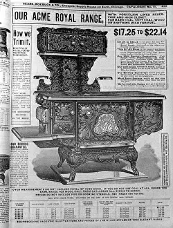 Sears: Ad for a coal oven in a 1902 Sears catalog.. ?