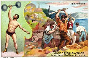 Pickaxe: advertising, coffee addition, man power, Aecht