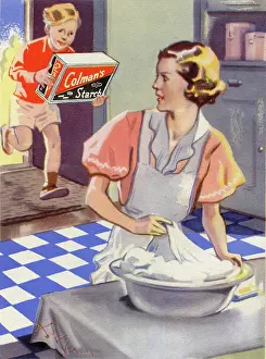 Pinafore: Advert for Colman's Starch