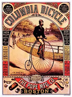 Costumed: Advertisement for Columbia Bicycle