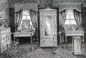 Suite: Advert for a complete bedroom suite, by Maple