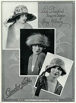 Dunsford: Advert for Condor hats 1924