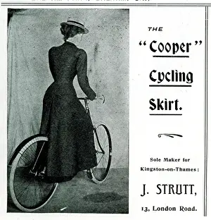 Kingston: Advert, The Cooper Cycling Skirt